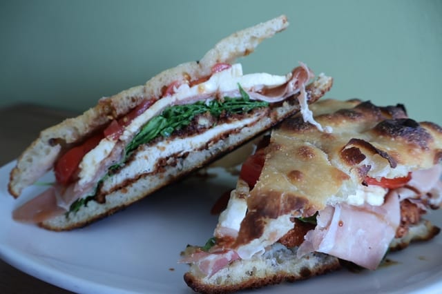 Chicken Cutlet Prosciutto Sandwich.
