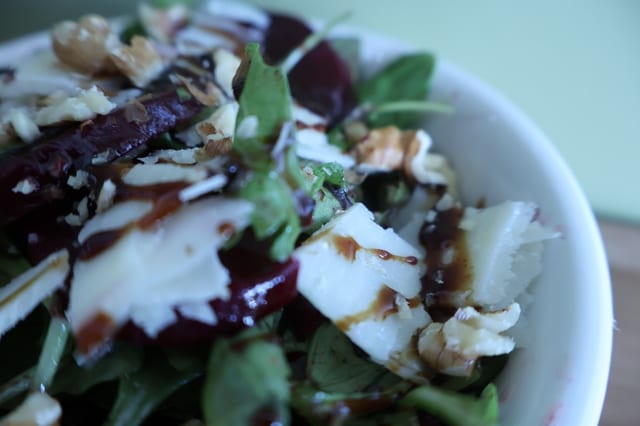 Roasted Beet & Arugula Salad.